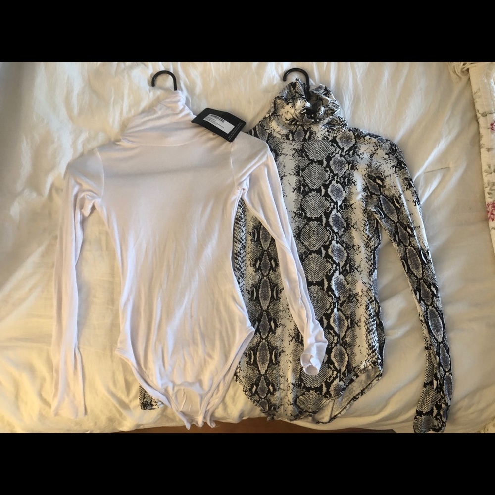 Pretty Little Things Turtle Neck BodySuit -2 pack